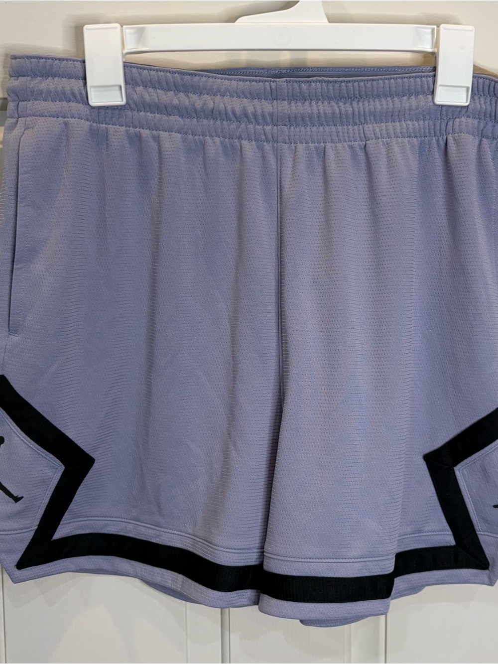 Jordan Diamond Mesh Shorts - Lavender Purple 4" Length Sz L
